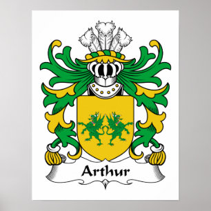 Arthur Familienwappen Poster