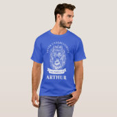 Arthur Geschenk Name Löwe lustig T-Shirt (Vorne ganz)
