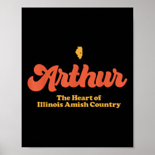 Arthur Herz von Illinois Amish Country Retro on Da Poster