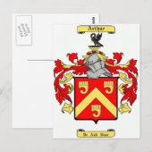Arthur (irisch) postkarte (Vorne/Hinten)