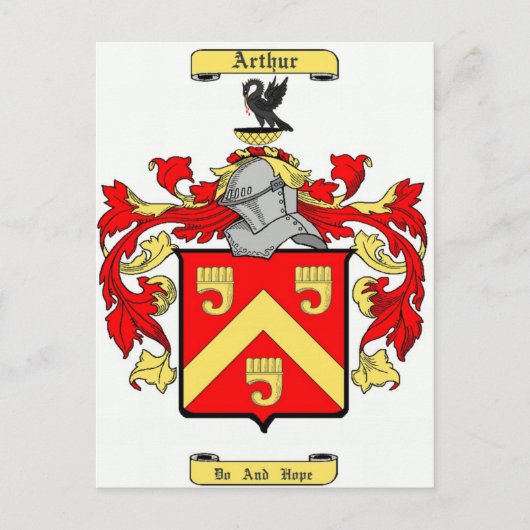 Arthur (irisch) postkarte (Vorderseite)