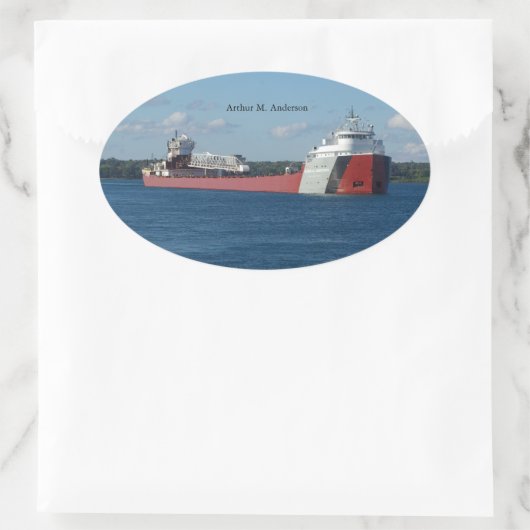 Arthur M. Anderson Aufkleber (Tasche)