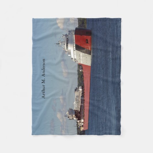 Arthur M. Anderson Decet Fleecedecke (Vorderseite)
