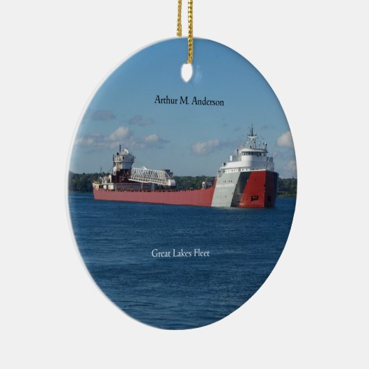 Arthur M. Anderson Keramik Ornament (Rechts)