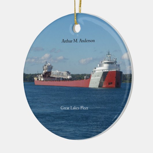 Arthur M. Anderson Keramik Ornament (Links)