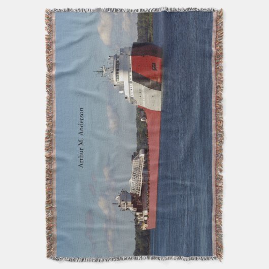 Arthur M. Anderson wirft Decke (Vorderseite Vertikal)