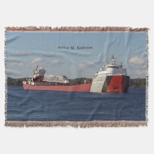 Arthur M. Anderson wirft Decke (Vorderseite)