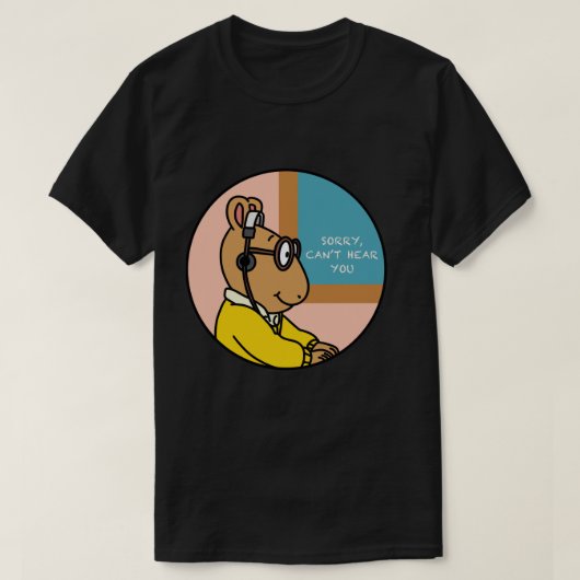 Arthur Meme Arthur Kopfhörer Meme T-Shirt (Design vorne)