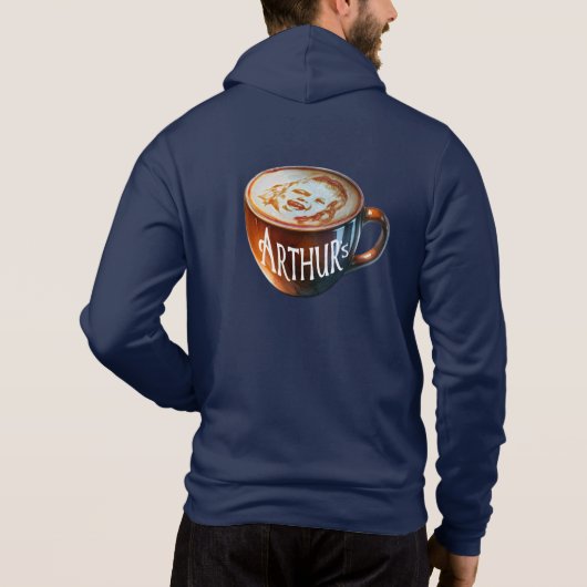 Arthur mens hoodie (Rückseite)