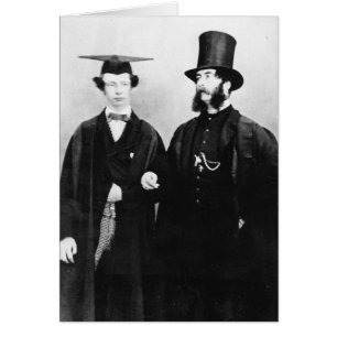 Arthur Munby und sein Vater, c.1851
