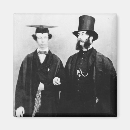 Arthur Munby und sein Vater, c.1851 Magnet (Vorne)