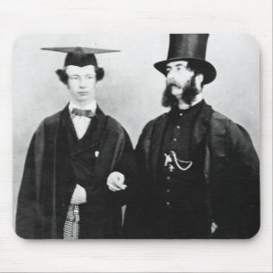 Arthur Munby und sein Vater, c.1851 Mousepad