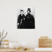 Arthur Munby und sein Vater, c.1851 Poster (Küche)