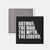 Arthur Name, Arthur Der Mann Der Mythos Die Legend Magnet (Vorderseite/Rückseite)