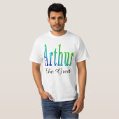 Arthur, Name, Logo, Mens White T - Shirt (Vorne ganz)