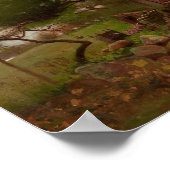 Arthur Parton - Altes Bauernhaus in Catskills Poster (Ecke)