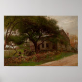 Arthur Parton - Altes Bauernhaus in Catskills Poster (Vorne)