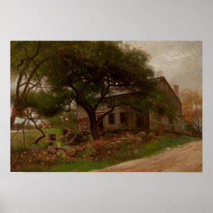 Arthur Parton - Altes Bauernhaus in Catskills Poster