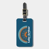 Arthur Pennsylvania Rainbow Gepäckanhänger (Vorderseite vertikal)