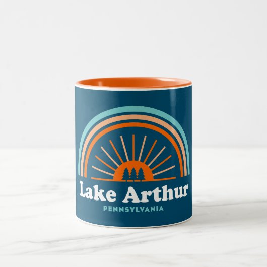Arthur Pennsylvania Rainbow Zweifarbige Tasse (Mittel)