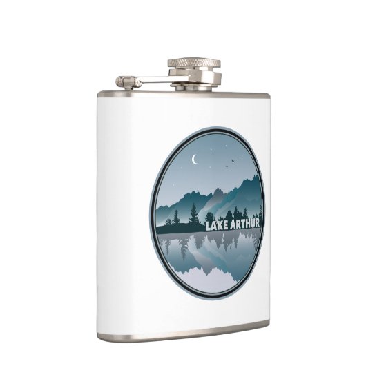 Arthur-Pennsylvania-Reflektion Flachmann (Rechts)