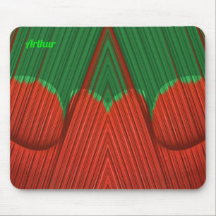 ARTHUR ~ Personalisiertes Fraktal ~ Weihnachten Mousepad