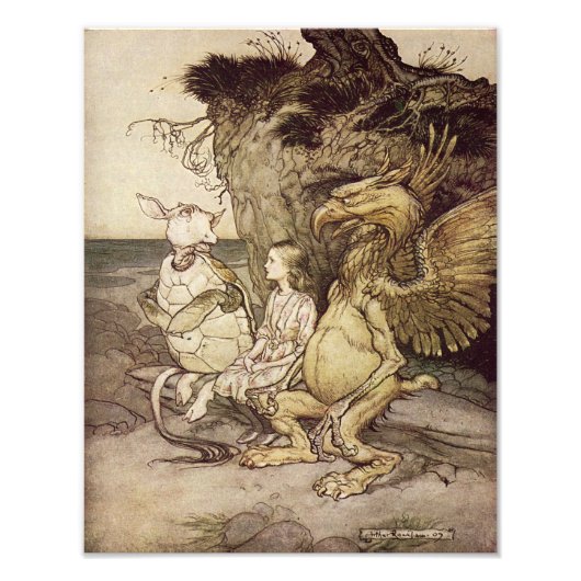 Arthur Rackham 1907 "Das ist neugierig" Print Fotodruck (Vorne)