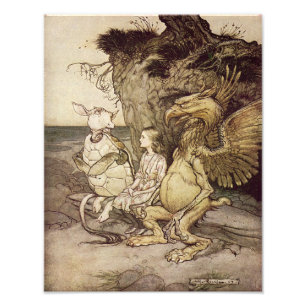 Arthur Rackham 1907 "der neugieriger" Druck ist