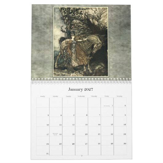 Arthur Rackham 2011 Wandkalender (Jan 2027)