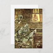 Arthur Rackham - A Christmas Carol - Geister Dankeskarte (Vorne/Hinten)