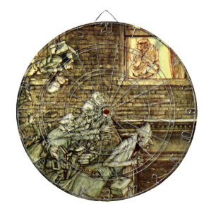Arthur Rackham - A Christmas Carol - Geister Dartscheibe