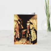 Arthur Rackham - A Christmas Carol - Grumpy Karte (Vorderseite)