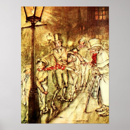 Arthur Rackham - A Christmas Carol - Street Poster (Vorne)