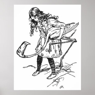 Arthur Rackham Alice im Wunderland Poster