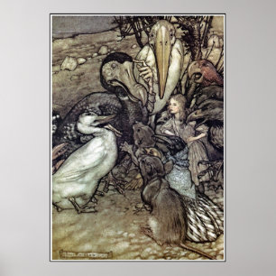 Arthur Rackham Alice im Wunderland Poster