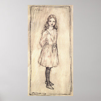 Arthur Rackham Alice im Wunderland Poster