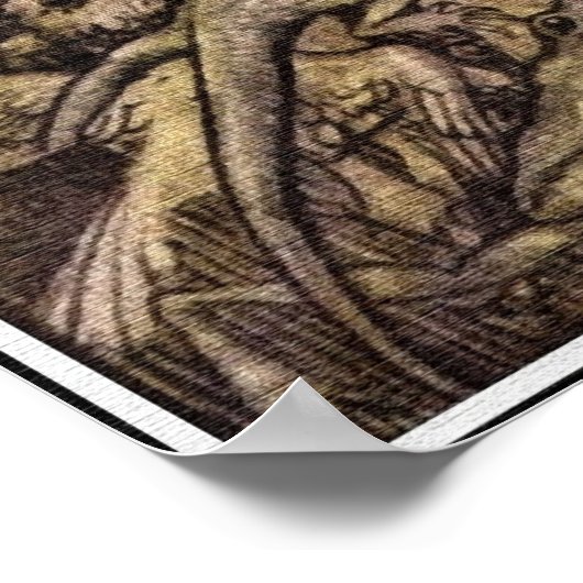 Arthur Rackham Alice im Wunderland Poster (Ecke)