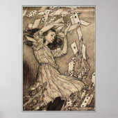 Arthur Rackham Alice im Wunderland Poster (Vorne)