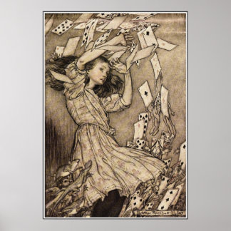 Arthur Rackham Alice im Wunderland Poster