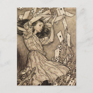 Arthur Rackham Alice im Wunderland Postkarte