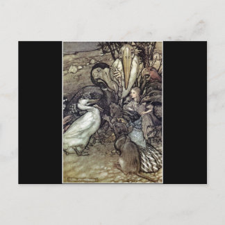 Arthur Rackham Alice im Wunderland Postkarte