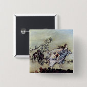 Arthur Rackham Buchart Peter Pan Fairies Button (Vorne & Hinten)
