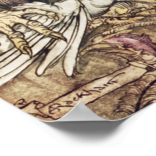 Arthur Rackham | Commit von John Milton: "Und sie, Poster (Ecke)