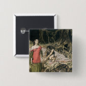 Arthur Rackham | das Anflehen von Grimhilde, die Button (Vorne & Hinten)