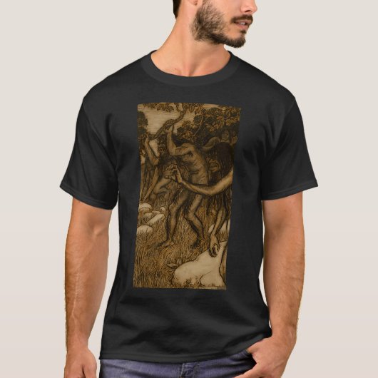 Arthur Rackham Der Teich der Hexe T-Shirt (Vorderseite)