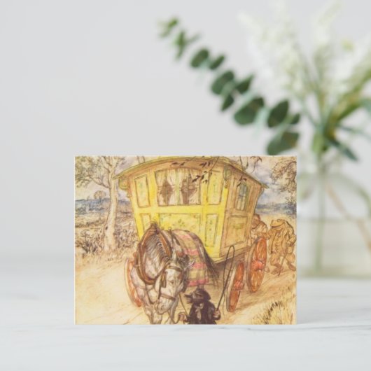 Arthur Rackham - Der Wind in den Willows Postkarte (Stehend Vorderseite)