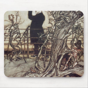 Arthur Rackham   die Kensington-Gärten sind in Lo Mousepad