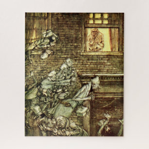 Arthur Rackham - Ein Weihnachtslied - Geister Puzzle