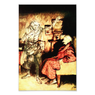 Arthur Rackham - Ein Weihnachtslied - Scrooge Fotodruck