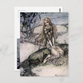 Arthur Rackham Fairy Art von "Undine" Postkarte (Vorne/Hinten)